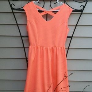 Flirty Orange Summer Dress! Great Condition!